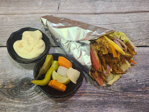 Amritsari Spicy Tikka Chicken Shawarma
