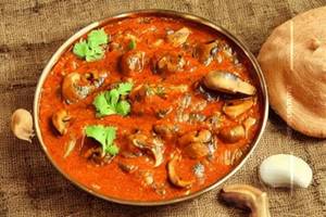 Mushroom Kaju Masala