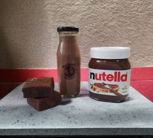 Nutella browine shake