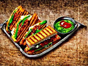 Tandoori Paneer Sandwich