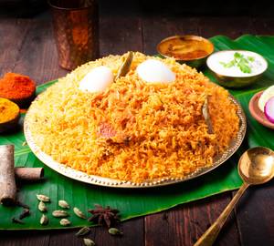 Egg Ambur Dum Biryani