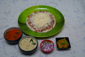 Cheese Onion Masala Uttapam