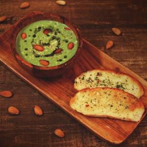 Roasted Broccoli N Almond Soup
