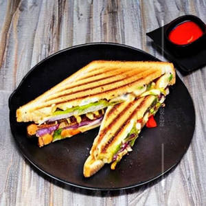Grilled Veg Cheese Sandwich