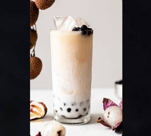 Lychee bubble tea