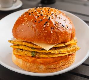 Couple Egg Burger