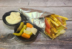 Amritsari Spicy Tikka Paneer Shawarma