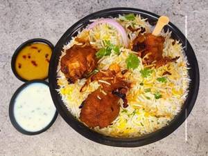 Chicken Lollipop Fry Biryani