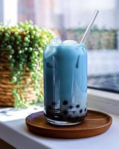Blue ocean bubble tea