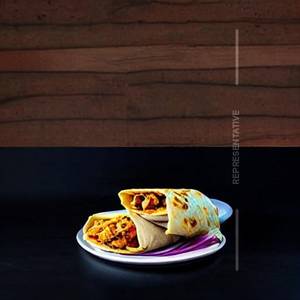 Chicken cheese kathi roll