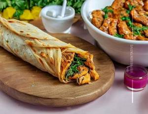 Chicken chettined frankie