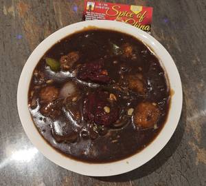 Veg Balls  In Garlic  & Pepper Sauce Gravy
