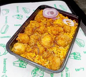 Crunchy Paneer Pops Biryani Bowl