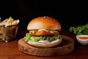 Crunchy Paneer Burger