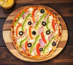 Paneer Onion Capsicum Pizza