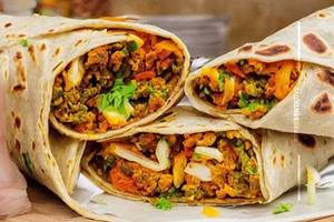 Veg kathi roll (full)