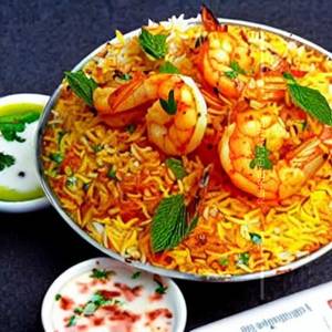 Prawns Dum Biryani