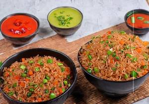Veg Triple Schezwan Fried Rice