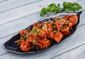 Chilli garlic potato