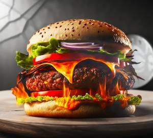 Smoked Barbeque Burger
