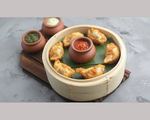 Chicken Fried Butter Momos