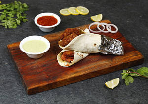 Veg Fish Tikka Roll