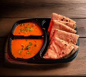 Matar paneer with roti combo