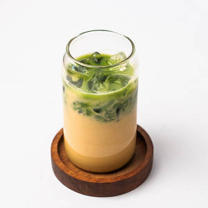 Matcha Dirty Latte.