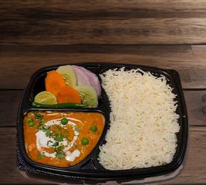 Matar Paneer with Rice Combo