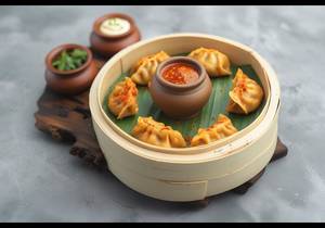 Chicken Fried Peri Peri Momos