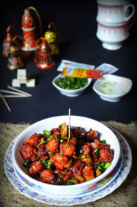 Paneer Manchurian Dry