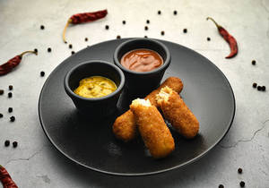 Bhetki Fish Finger [2 Pcs] With Salad