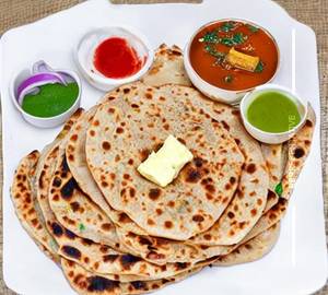 Paneer onion paratha                                                          