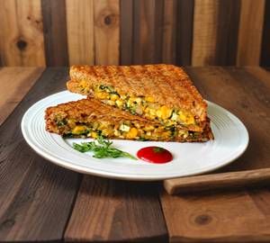 Corn and Cheese Sandwich