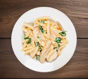 Chicken Penne Pasta White Sauce