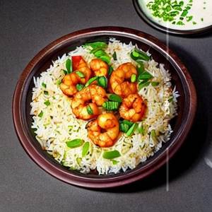 Prawns Chilly Garlic Rice