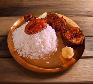 Local Rohu Fish Thali