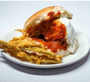 Cheese Schezwan Vada Pav