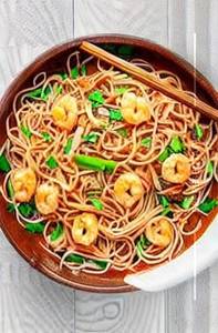 Prawns Chilly Garlic Noodles