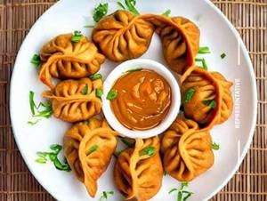 Paneer fried momos 