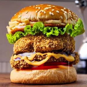 Chicken Tower Burger