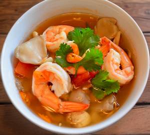 Prawns Lung Fung Soup