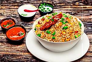Schezwan Chicken Fried Rice