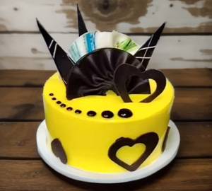 Pineapple floral Cake [500Gms]