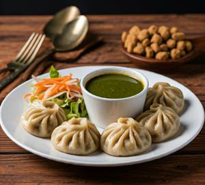 Steamed Soya Momo 08-Pieces
