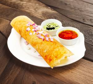 Onion masala dosa