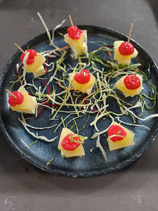 Cheese Cherry Pineapple