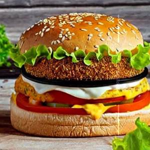 Special Veggie Cheese Burger [Large]