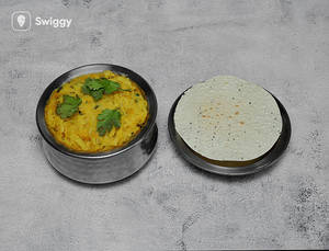Dal Khichadi With Papad