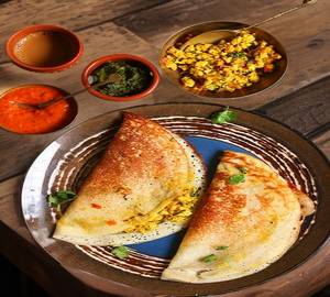 Ghee podi paneer masala dosa